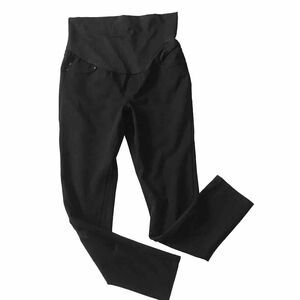 Liverpool Jeans Co. Womens Maternity Pant Size 6/28 Full Panel Legging Black EUC